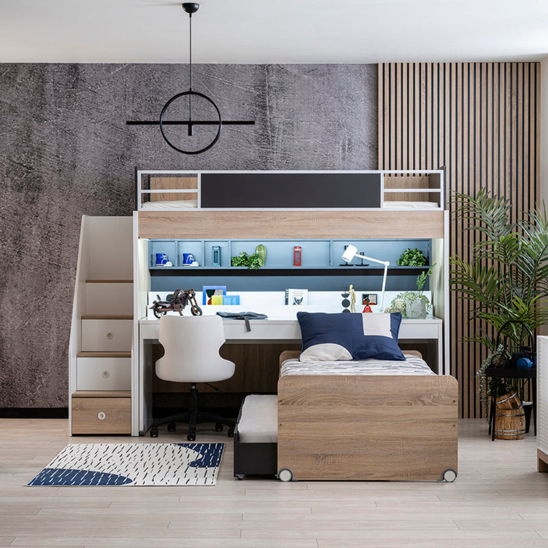 Детска стая с двуетажно легло New city