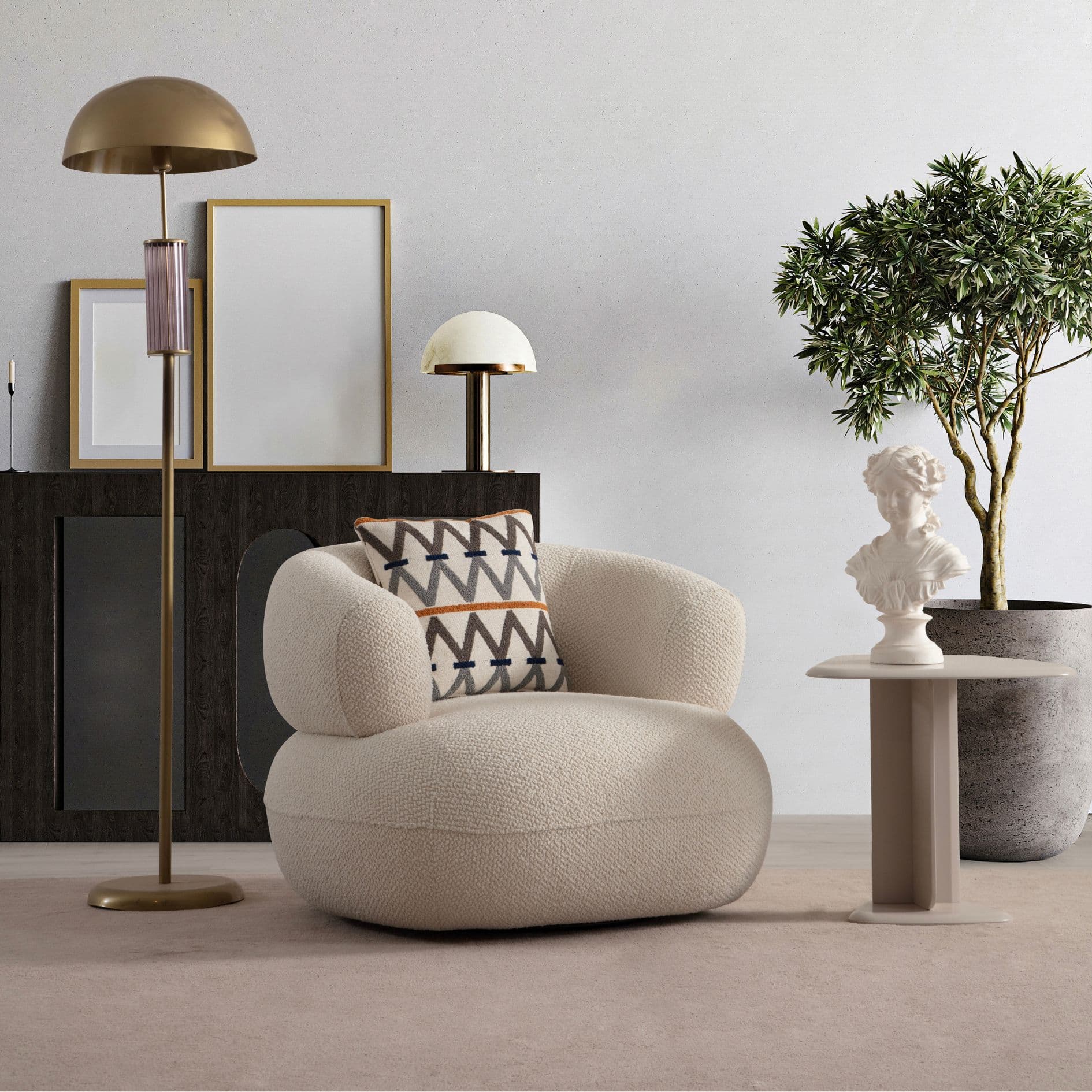 Прав диван Glamour - Modern Furniture