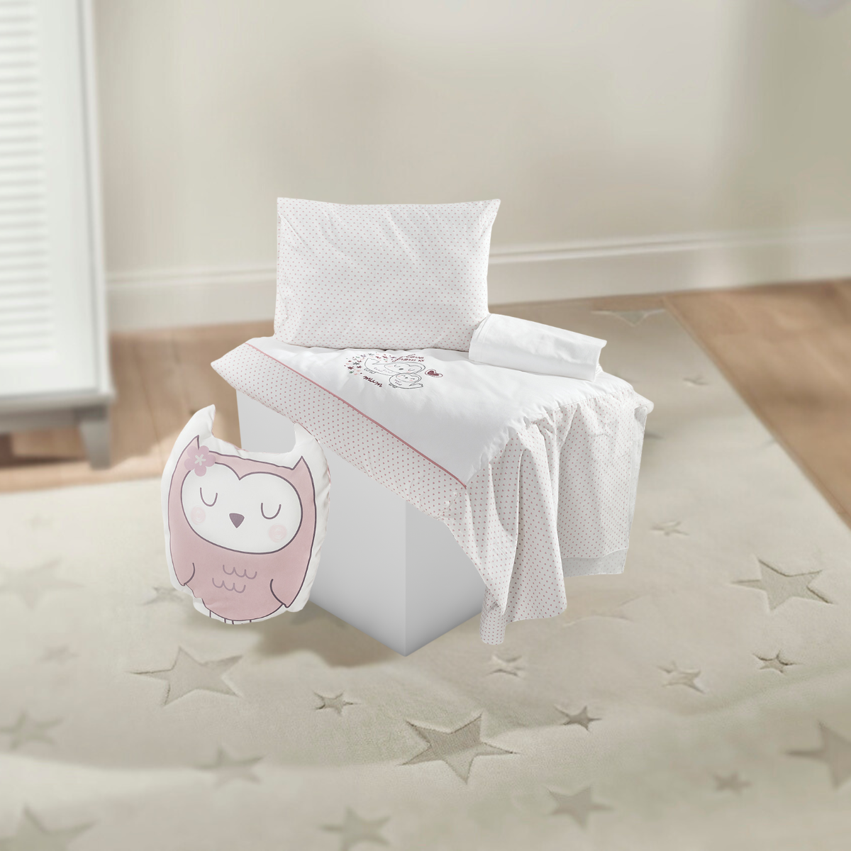 Текстилен комплект Sofy Pink - Modern Furniture