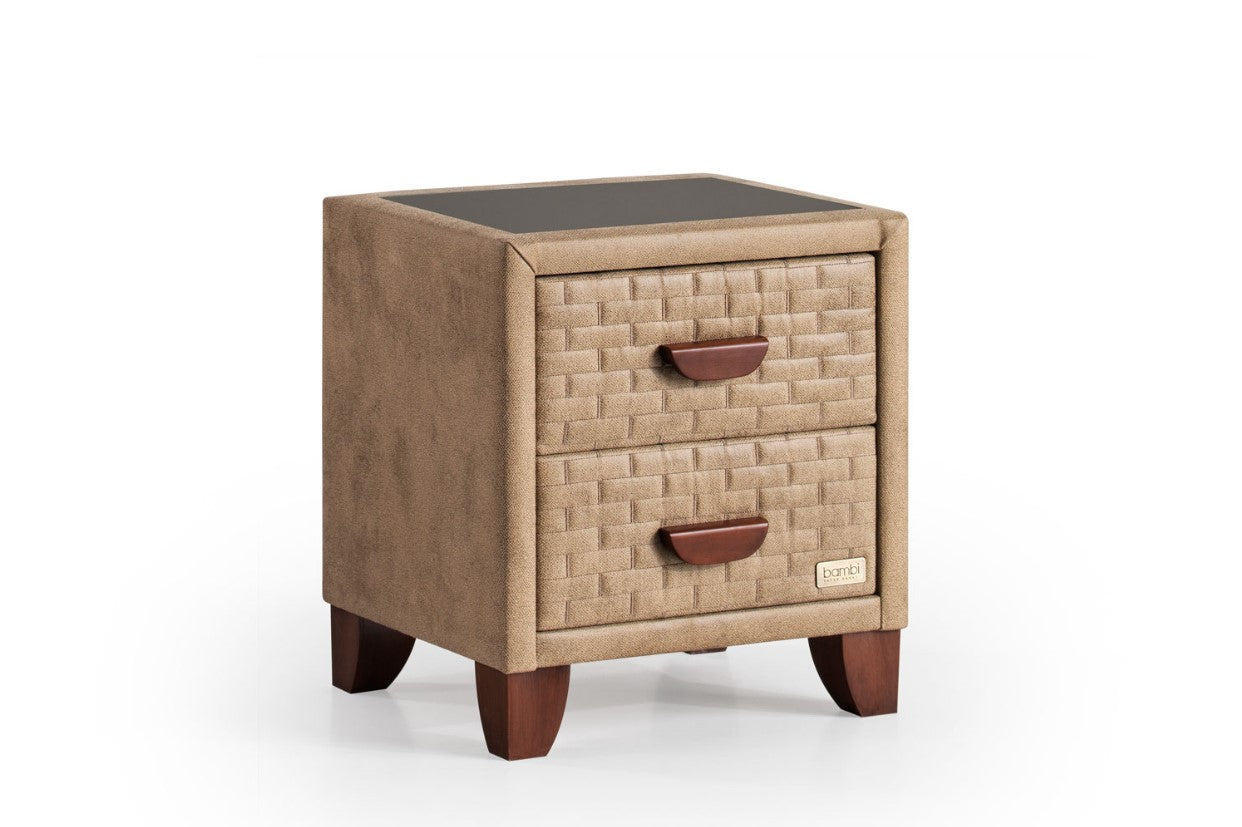 Нощно шкафче Serenity glass - Modern Furniture
