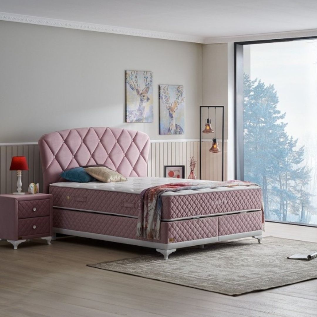 Сет база, табла и матрак Pinky majestic - Modern Furniture