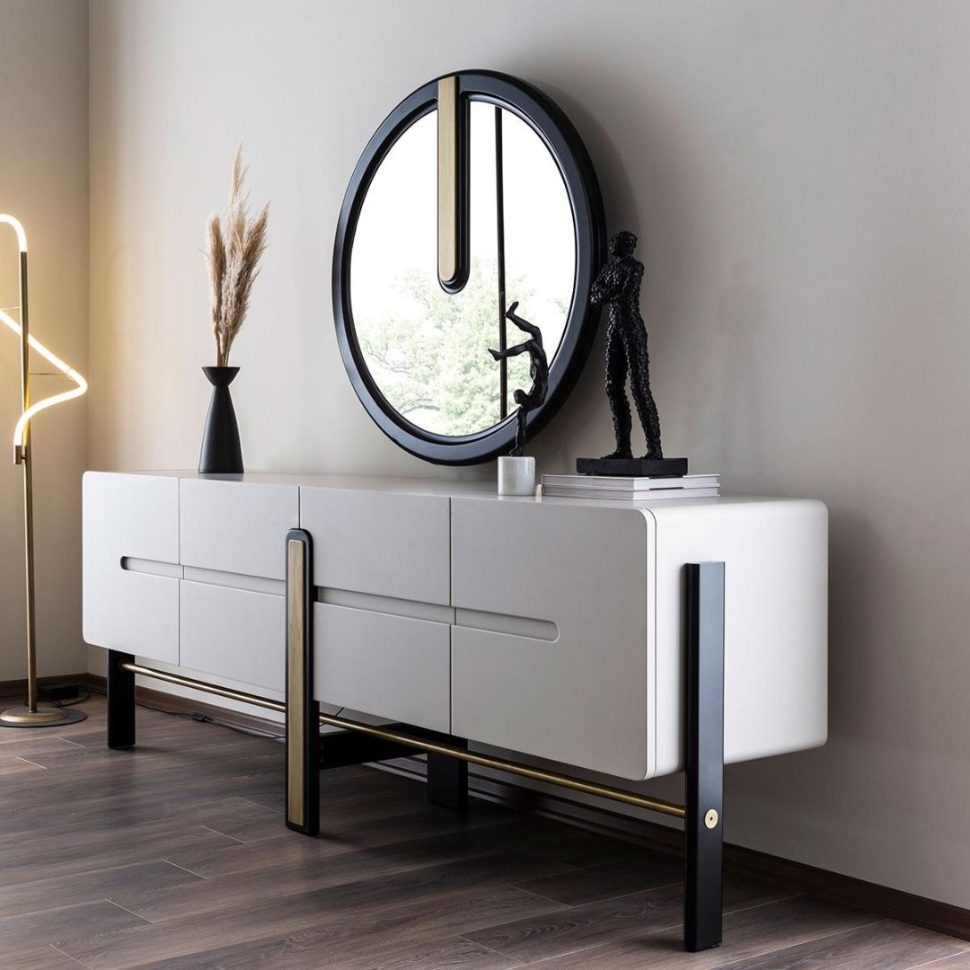 Бюфет с огледало Bergama - Modern Furniture