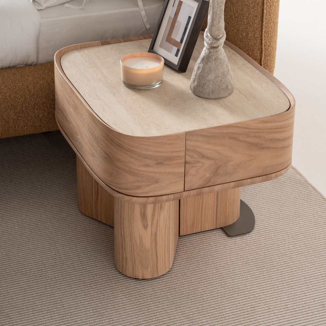 Нощно шкафче Lumo (за 2 бр.)