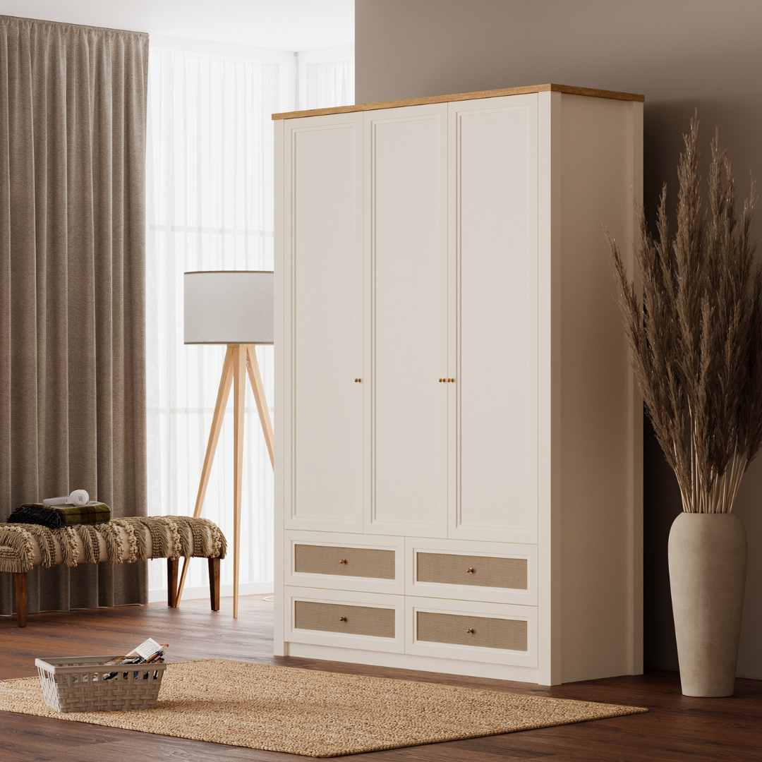 Трикрилен  детски гардероб Corso - Modern Furniture