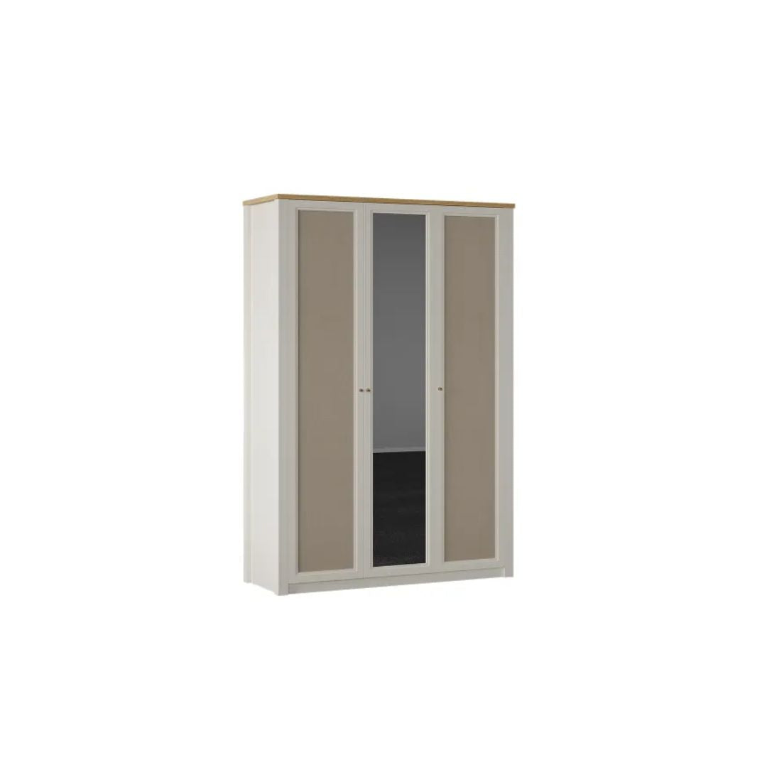 Tрикрилен детски гардероб с огледало Corso - Modern Furniture