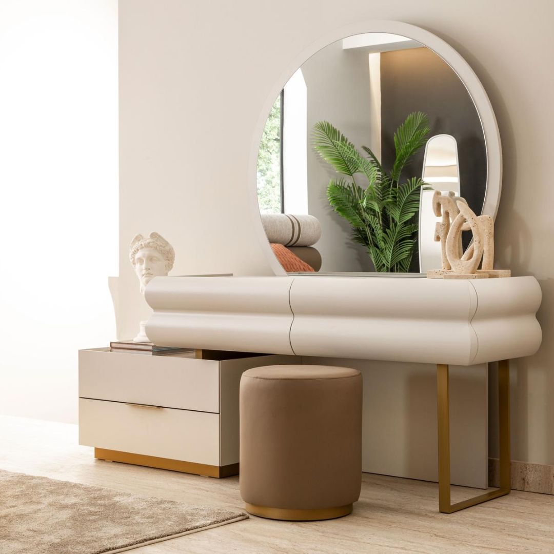 Тоалетка с огледало Milas - Modern Furniture