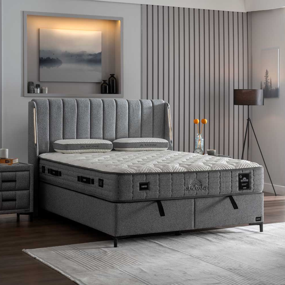 Сет база, табла и матрак Blacksand - Modern Furniture