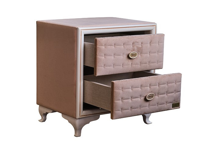 Нощно шкафче iscolux glass - Modern Furniture