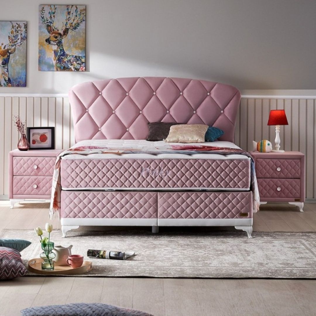 Сет база, табла и матрак Pinky majestic - Modern Furniture