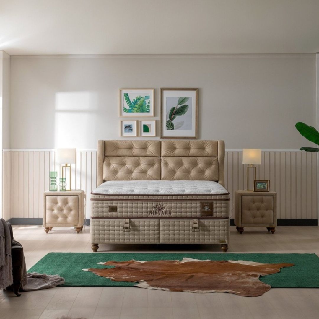 Сет база, табла и матрак Nirvana - Modern Furniture
