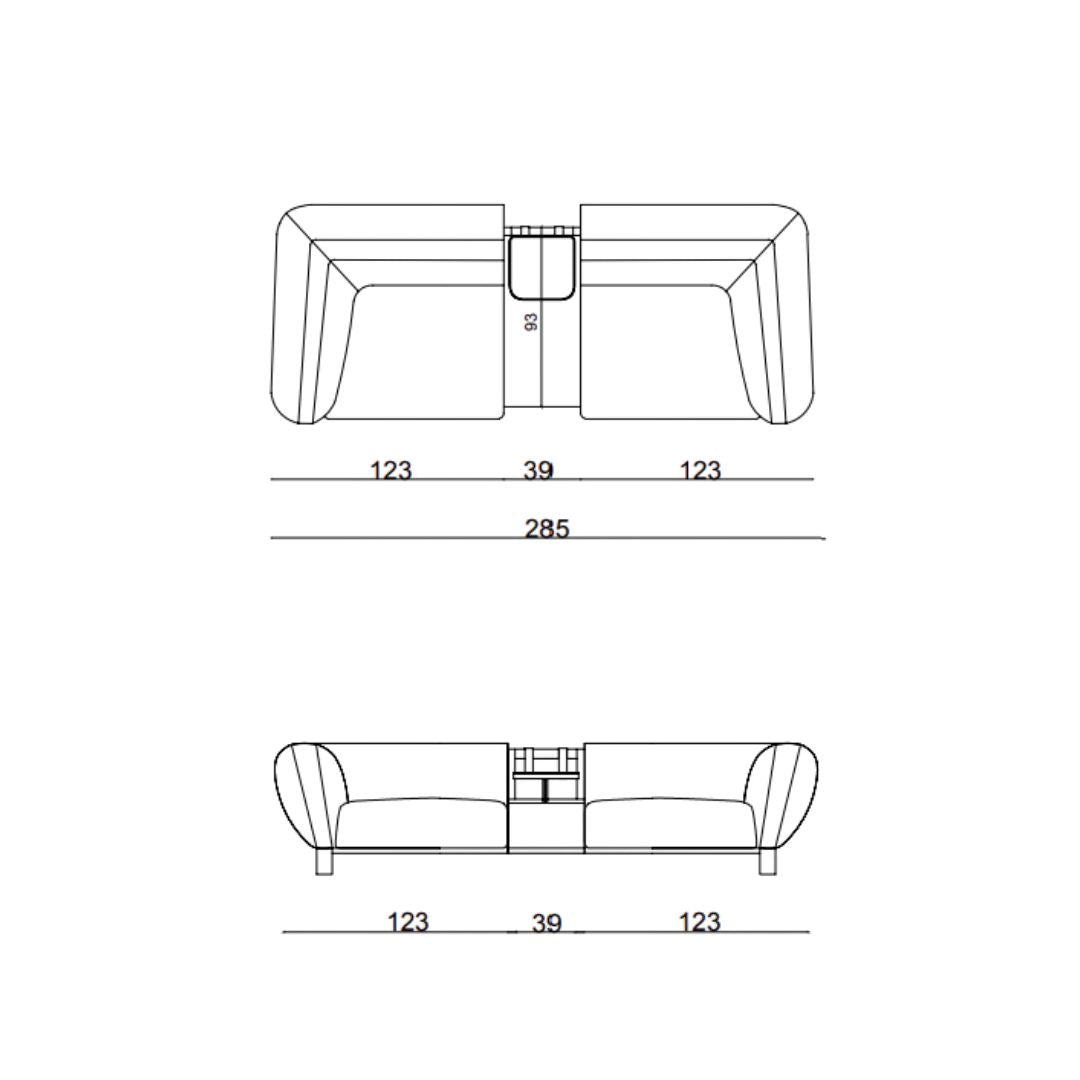 Прав диван Venedik