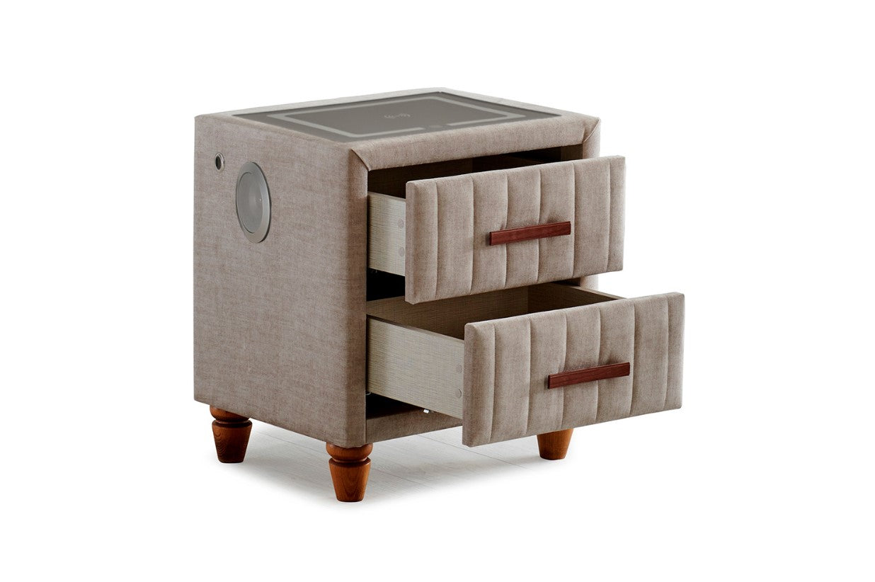 Нощно шкафче Kapok Naturel Smart (ляво/дясно) - Modern Furniture