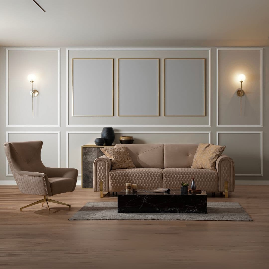 Прав диван с ел. ф-я сън Versace - Modern Furniture