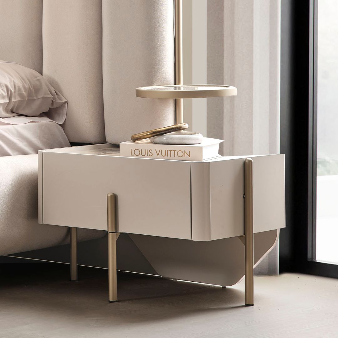 Нощно шкафче Vega – фронтален изглед с изчистени линии.