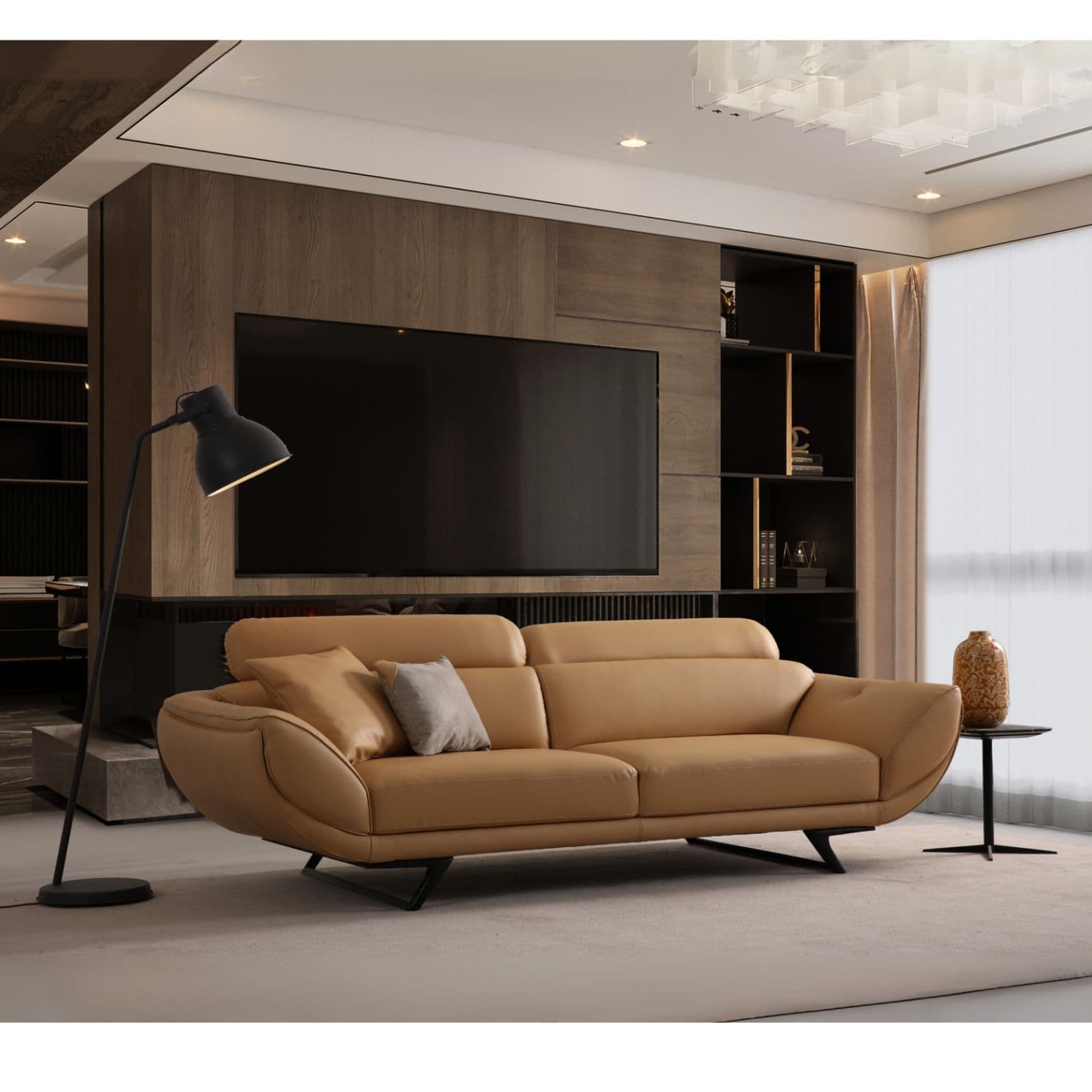 Прав диван с ел. ф-я сън Hermes - Modern Furniture