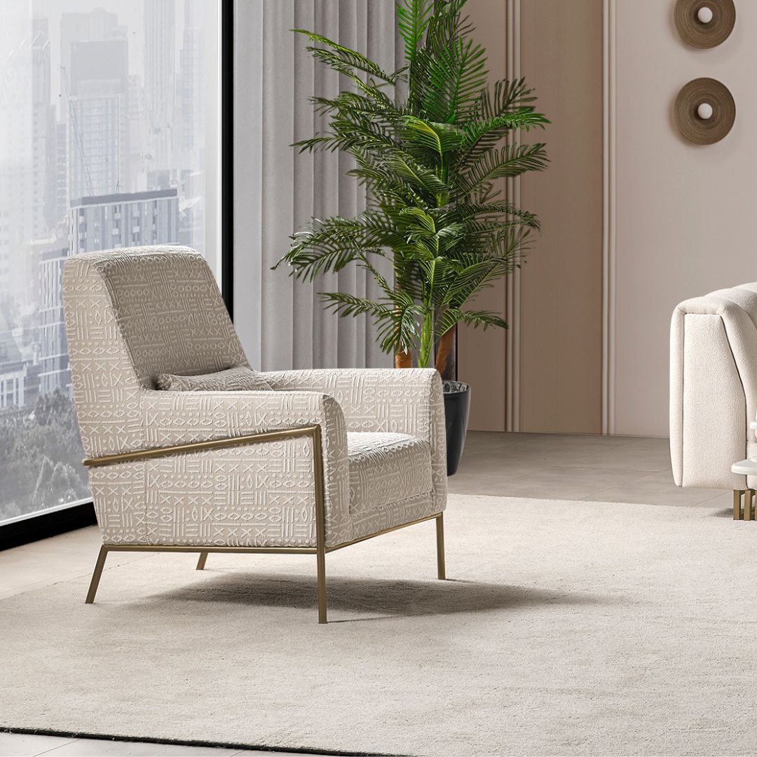 Кресло Tesla – фронтален изглед с изчистени линии.