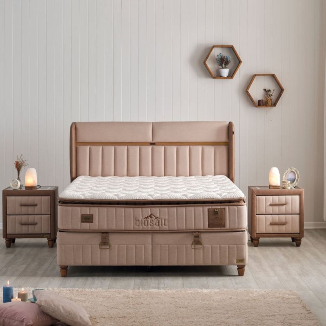 Сет от база с ракла и табла + матрак Biosalt 160/200 и 180/200 - Modern Furniture