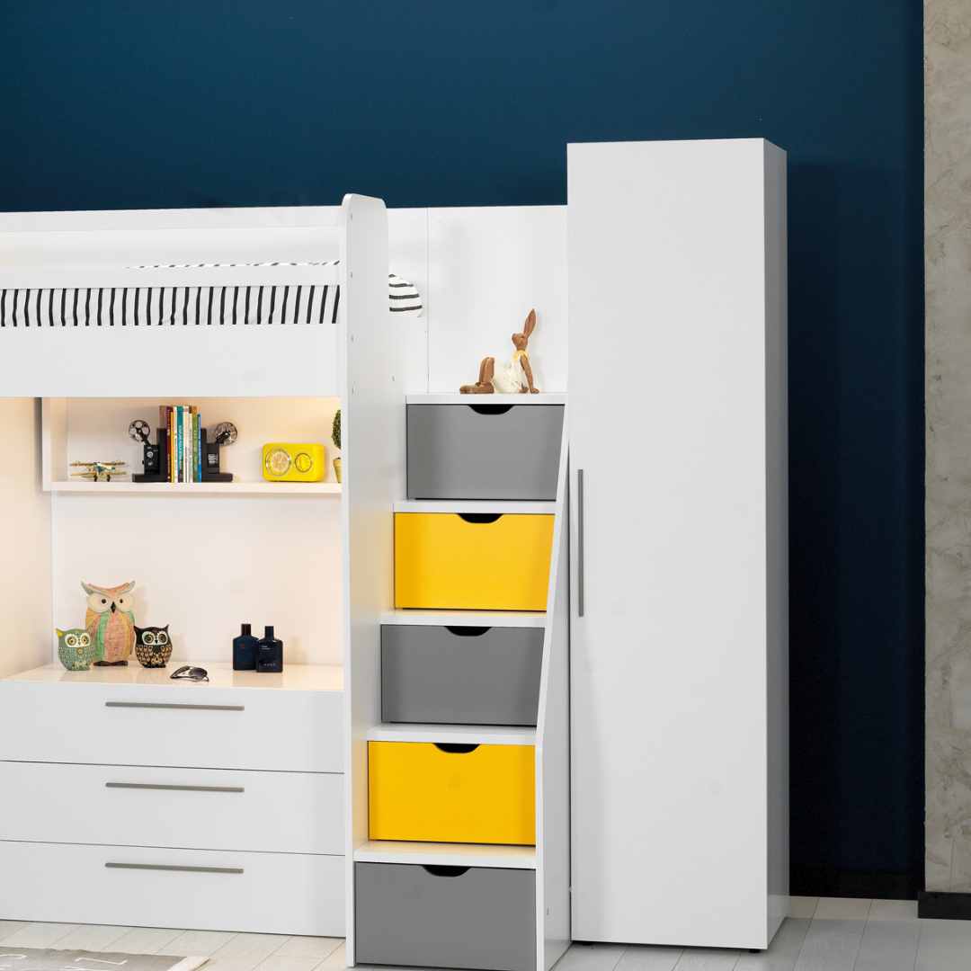 Детски еднокрилен гардероб Neo - Almila-Sofia