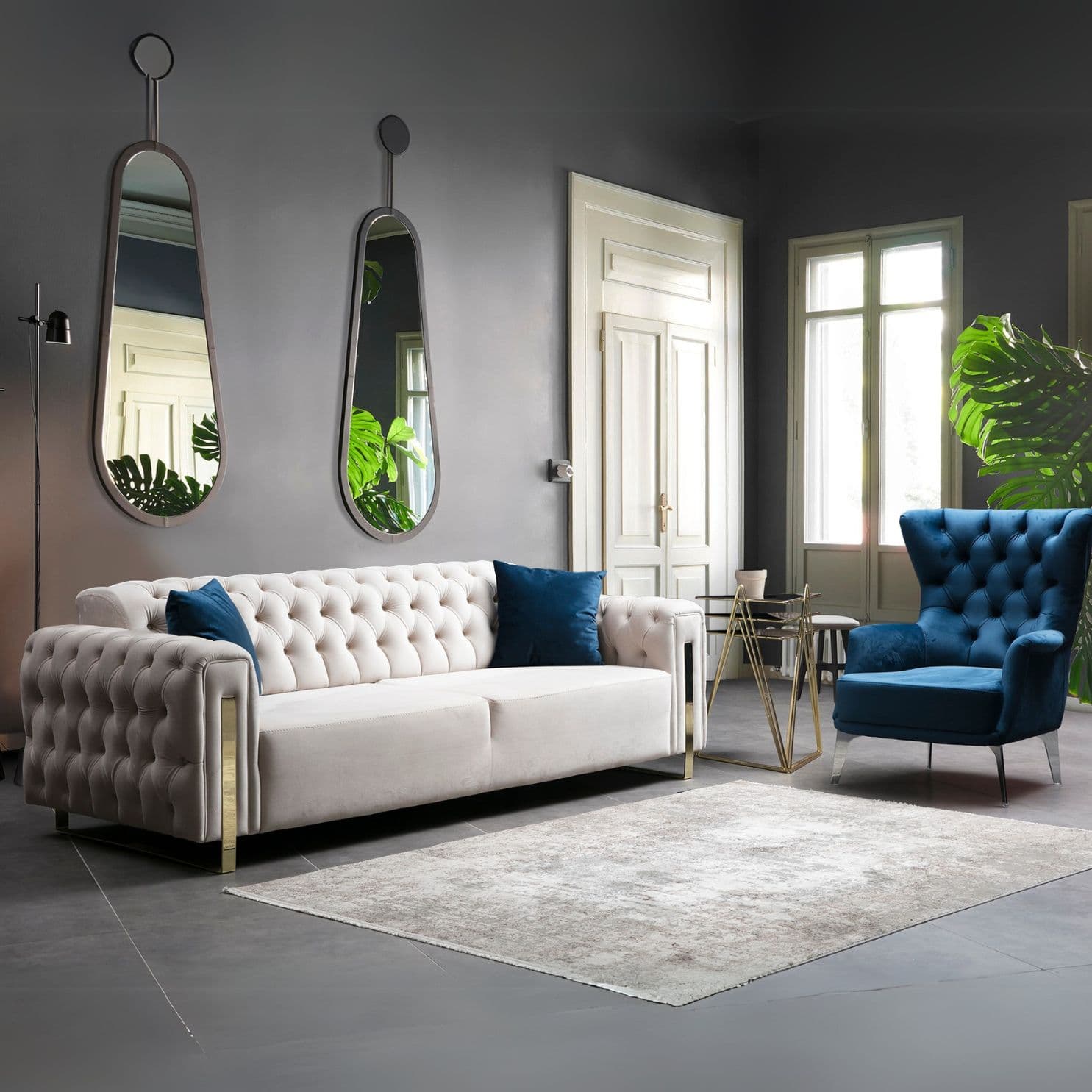 Прав диван с ел. ф-я сън  Diesel - Modern Furniture
