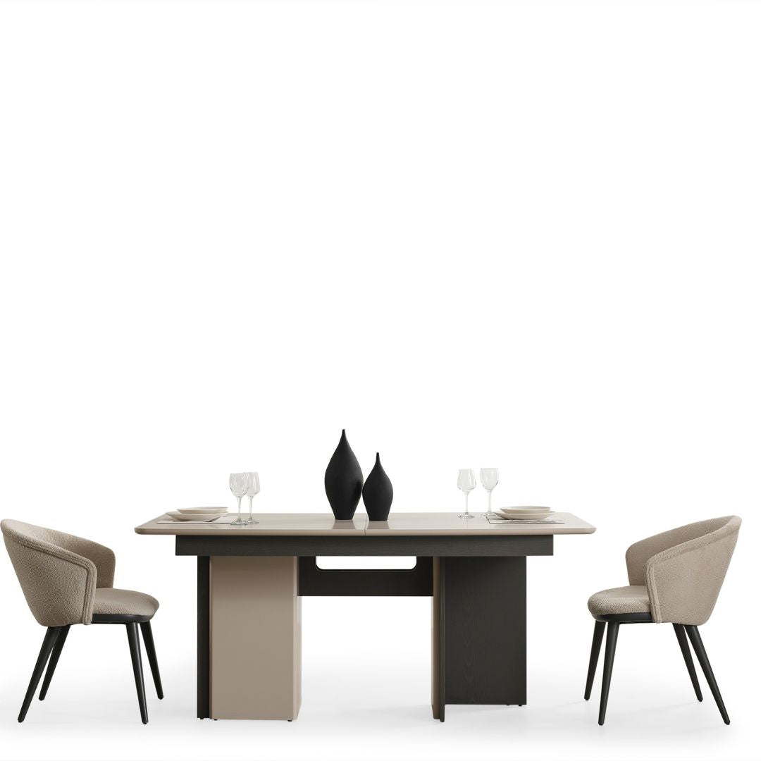 Трапезна маса Stella от МДФ и метал – перспектива.