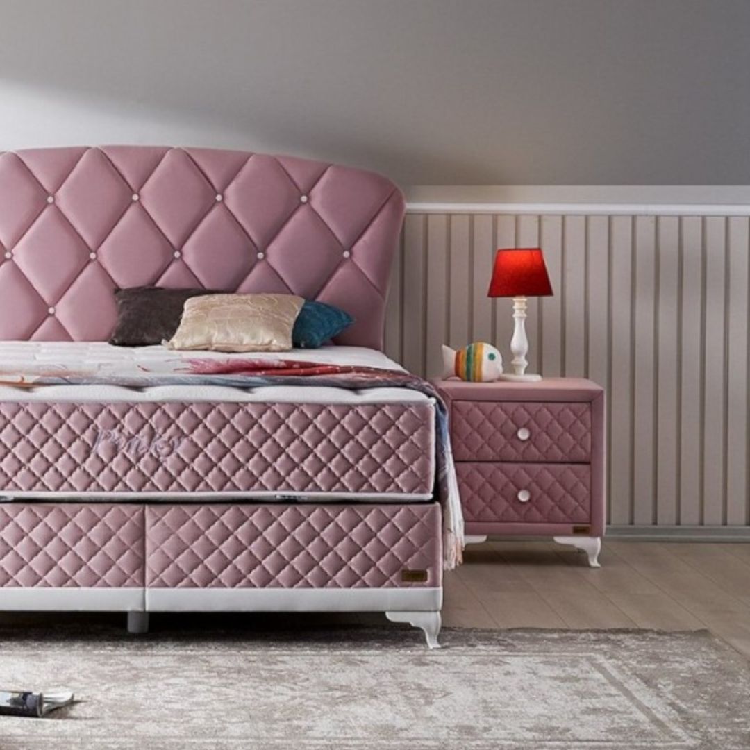 Сет база, табла и матрак Pinky majestic - Modern Furniture