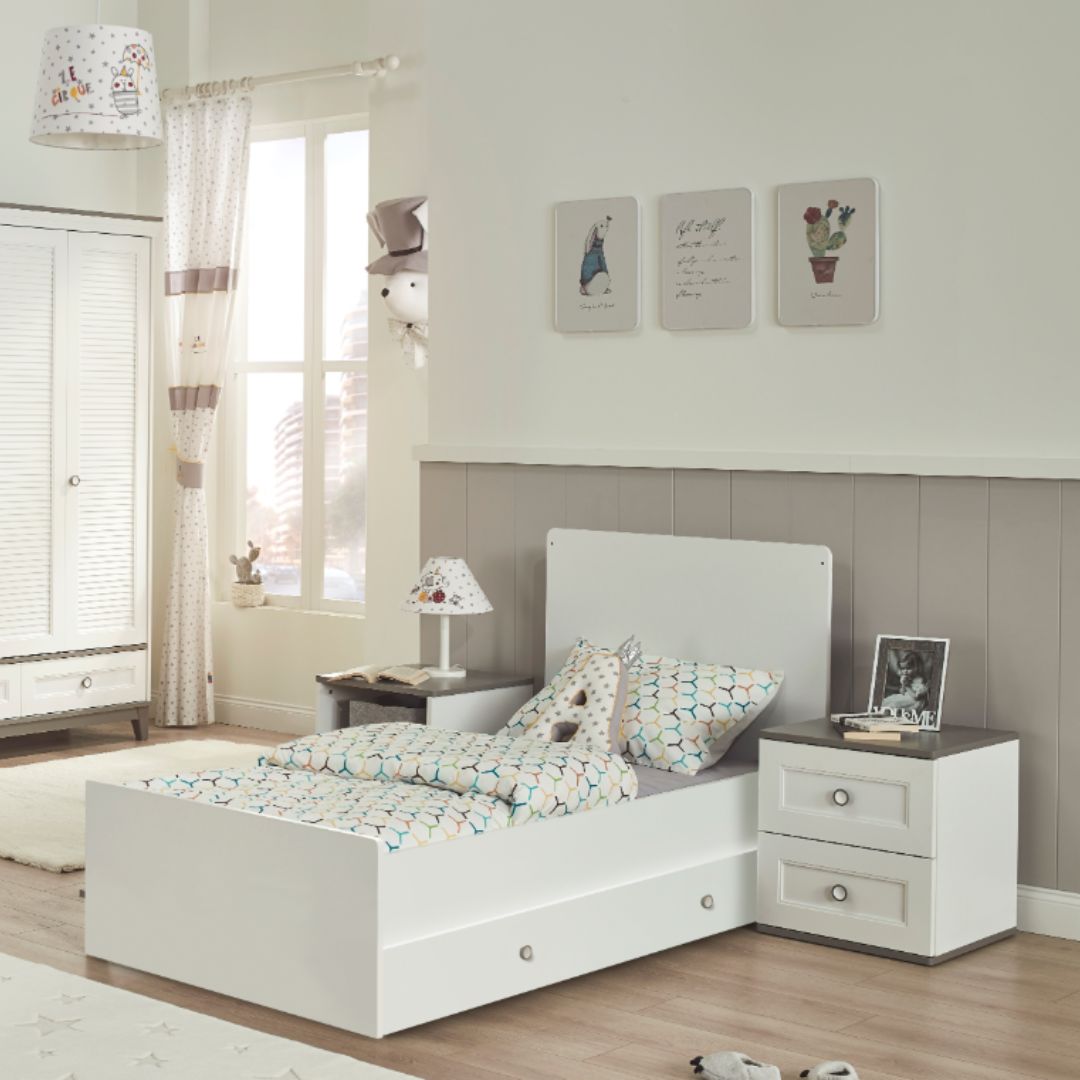 Трансформираща бебешка кошара Mia  (80x180см) - Modern Furniture