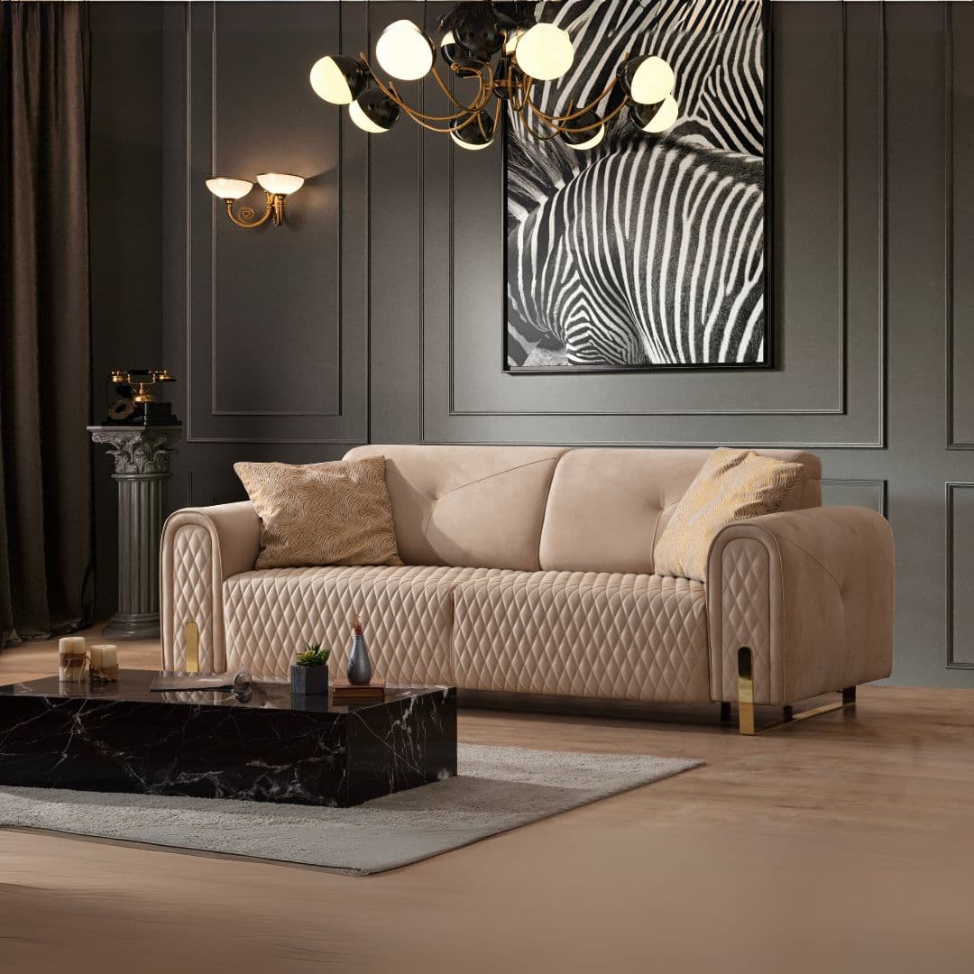 Прав диван с ел. ф-я сън Versace - Modern Furniture