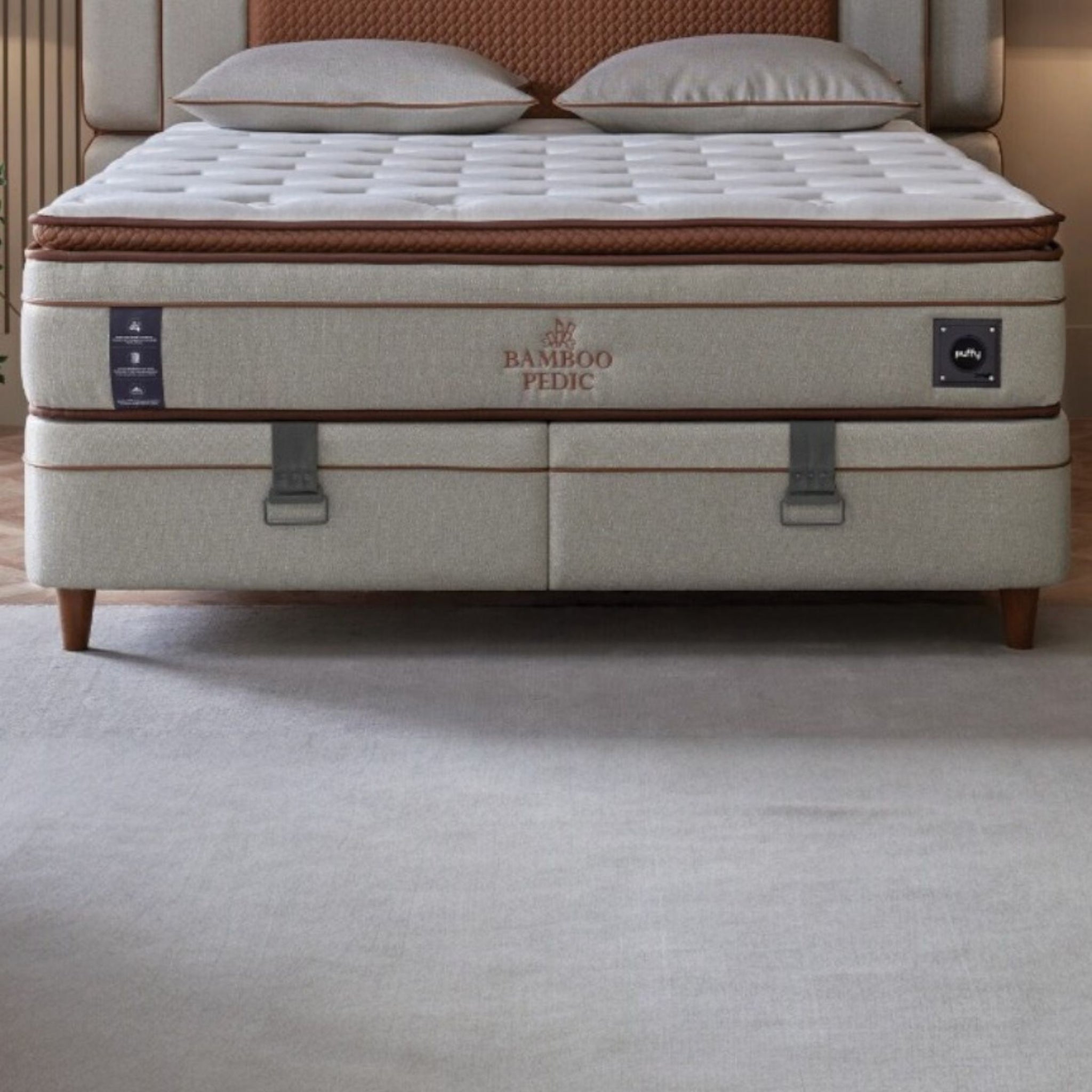 Bamboo Pedic – изглед отстрани с подчертана текстура