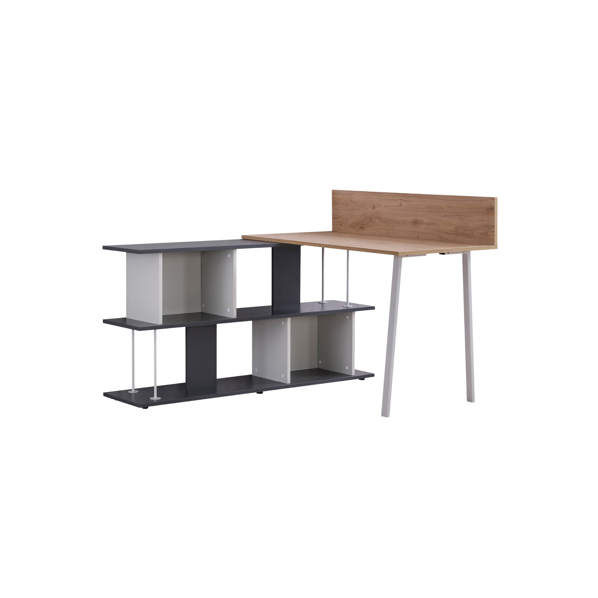 Бюро с етежерка Harvey