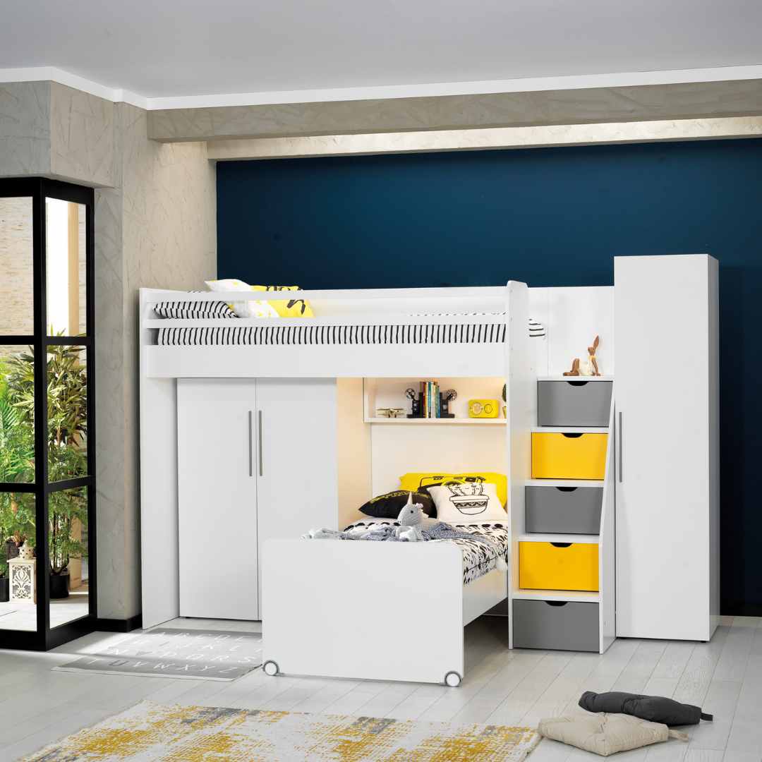 Детски двукрилен гардероб Neo - Almila-Sofia