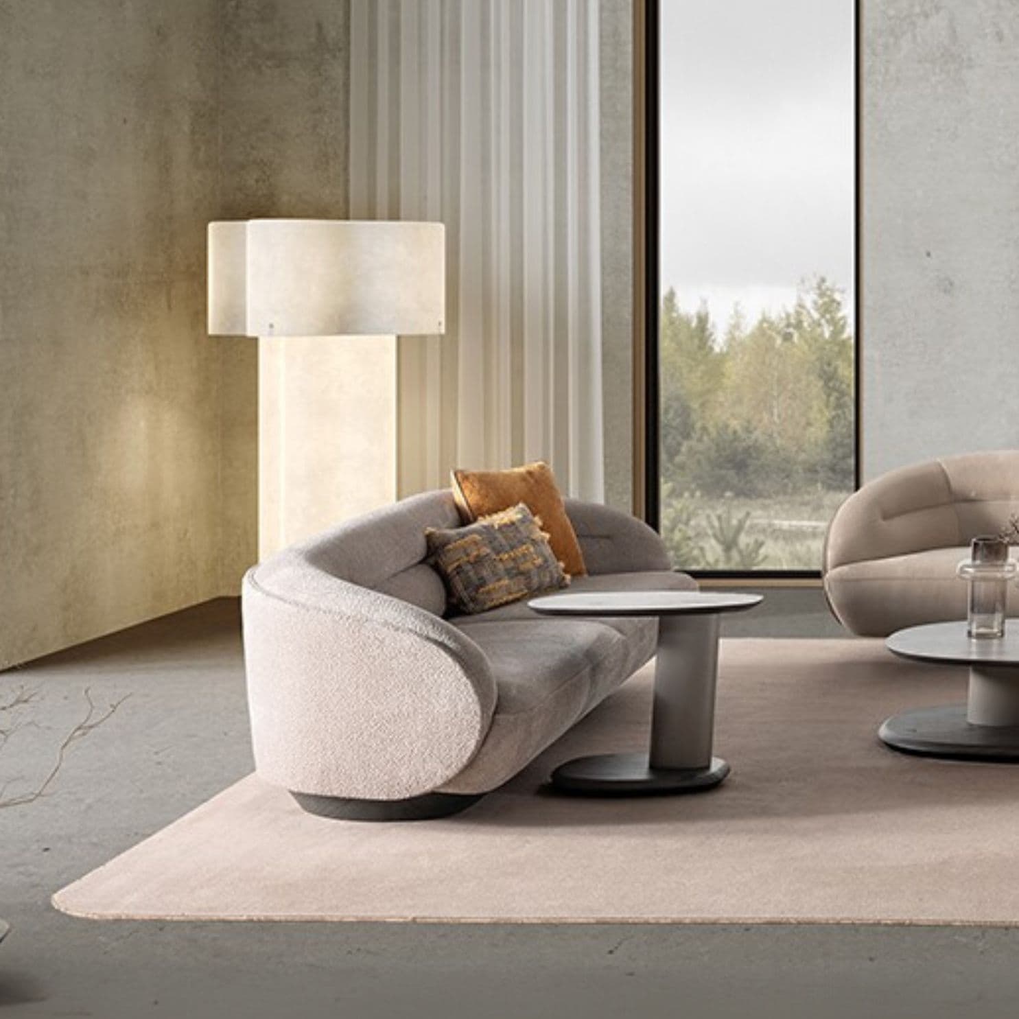Прав диван Moon - Modern Furniture