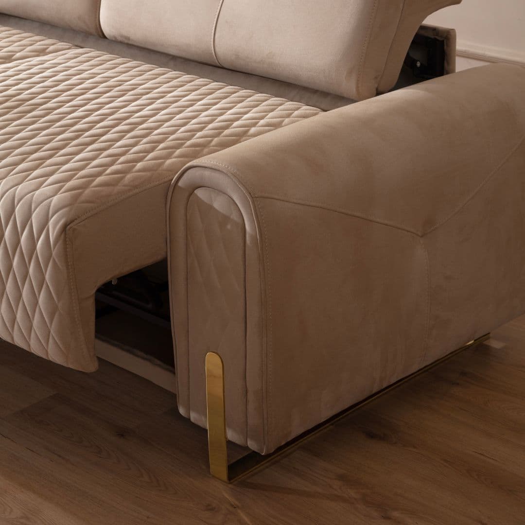 Прав диван с ел. ф-я сън Versace - Modern Furniture