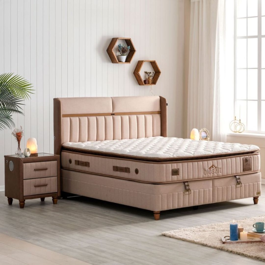 Сет от база с ракла и табла + матрак Biosalt 160/200 и 180/200 - Modern Furniture