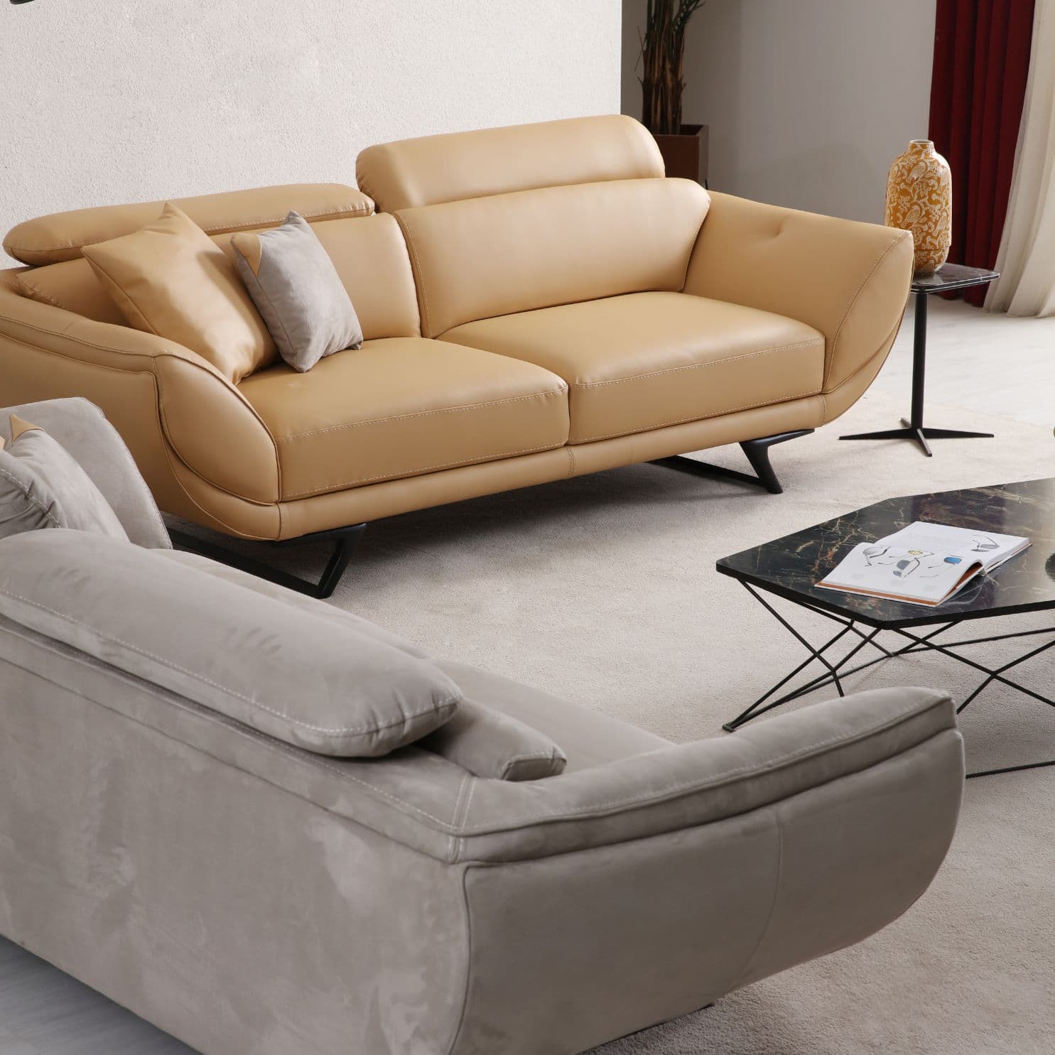 Прав диван с ел. ф-я сън Hermes - Modern Furniture