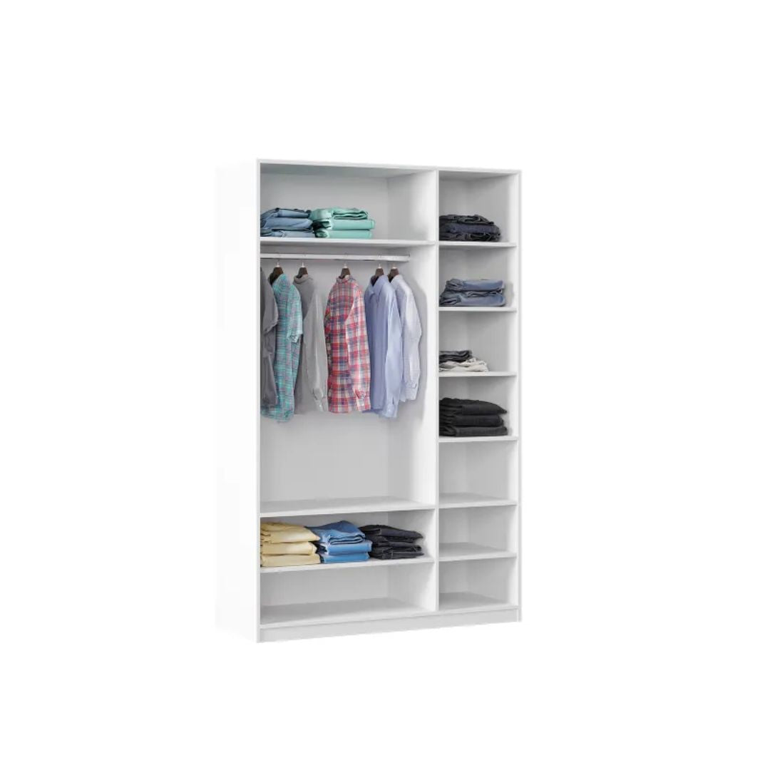 Корпус за трикрилен детски гардероб Plus бял - Modern Furniture