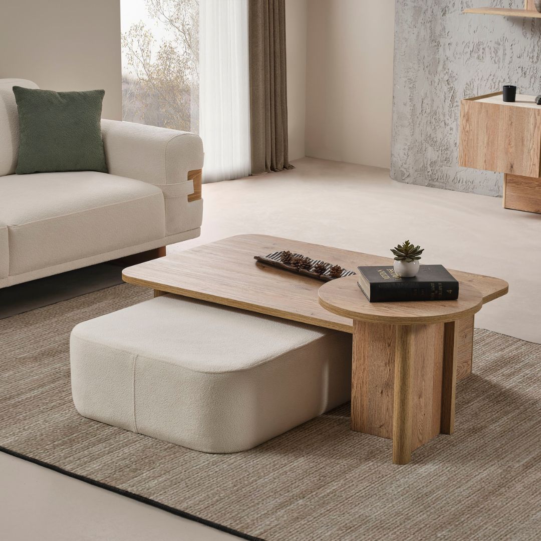 Холна маса Anka – фронтален изглед с изчистен минималистичен дизайн.