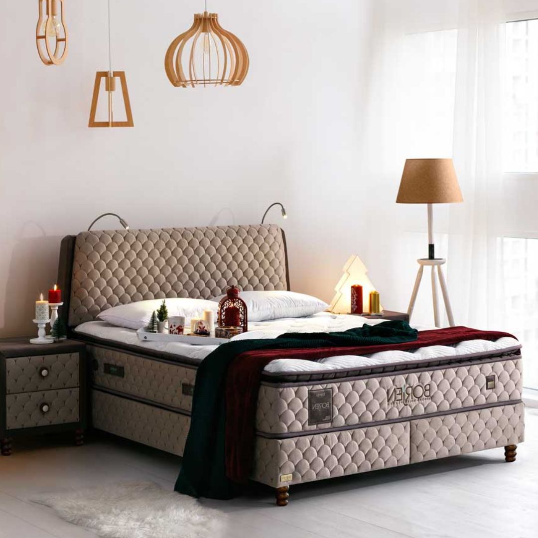 Сет от база с ракла и табла + матрак  Borjen 160 и 180 - Modern Furniture
