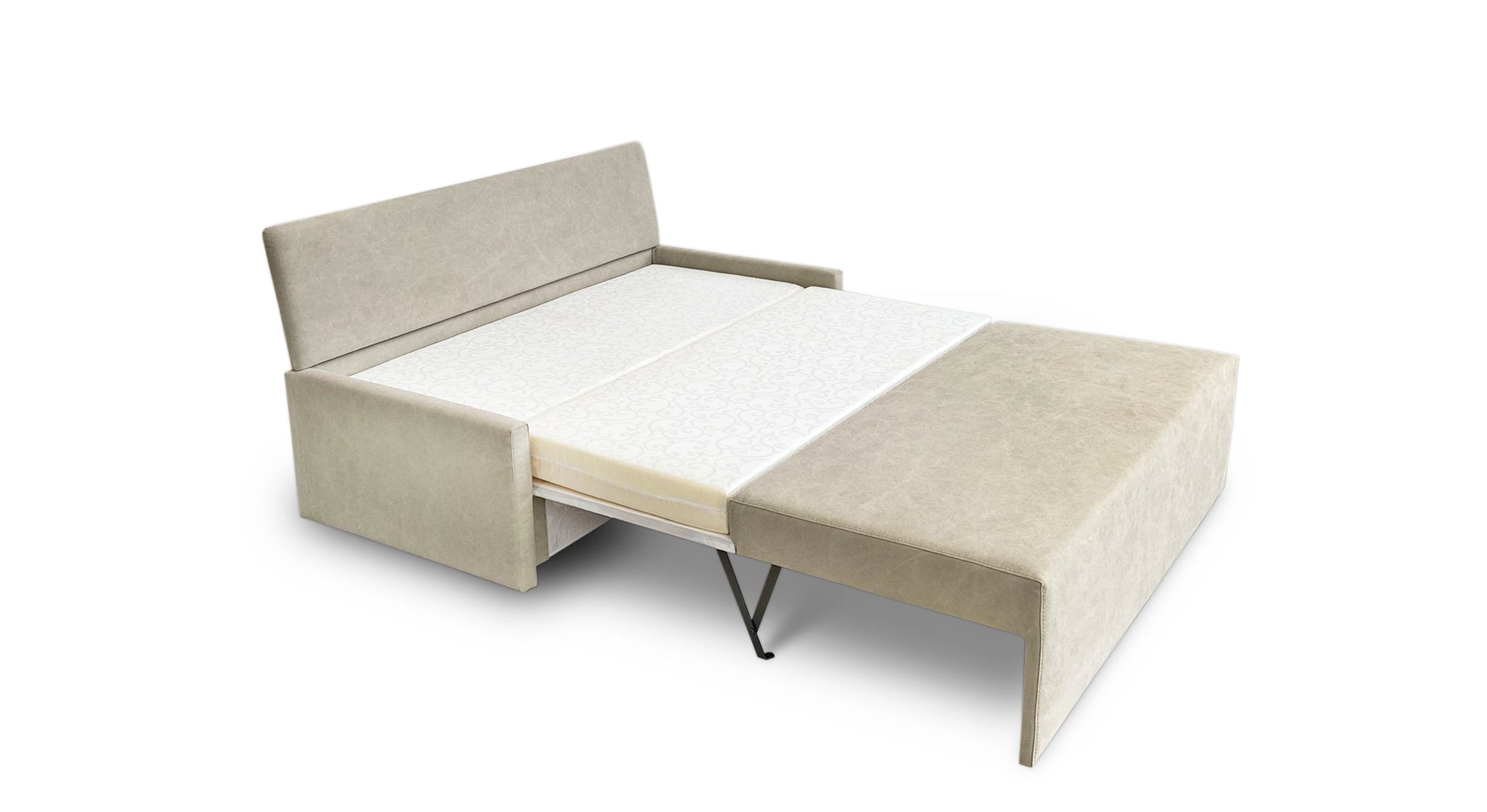 Разтегателна табуретка House – компактна табуретка с функция сън и избор на дамаска