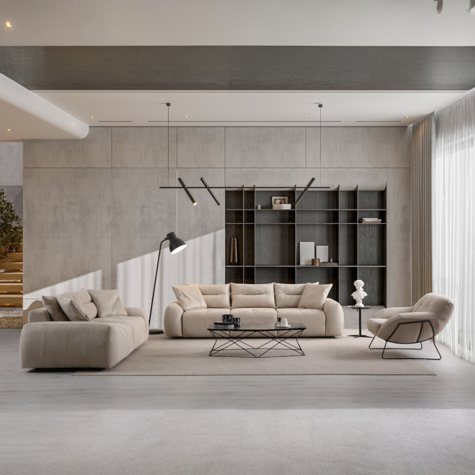 Прав диван с ел. ф-я сън Fendi - Modern Furniture