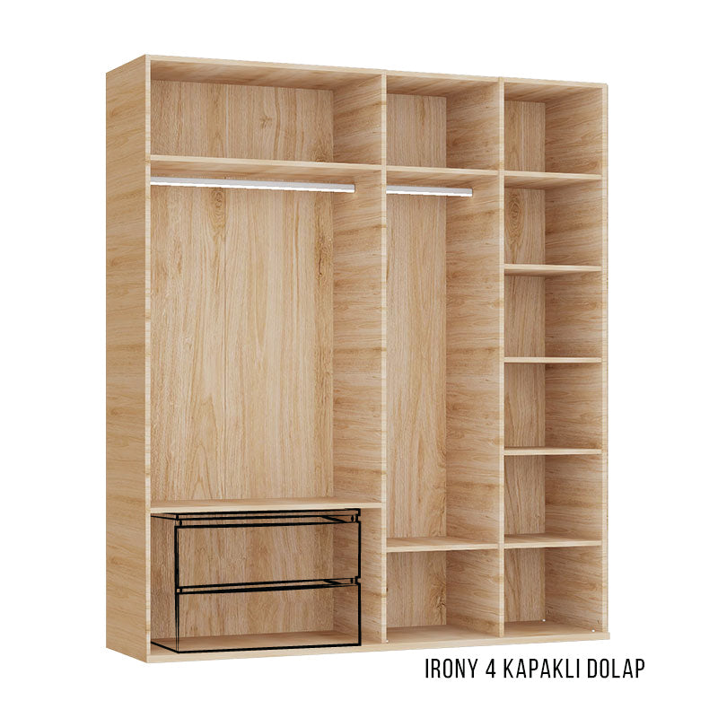 Детски универсален модул чекмедже за гардероб дъб - Modern Furniture