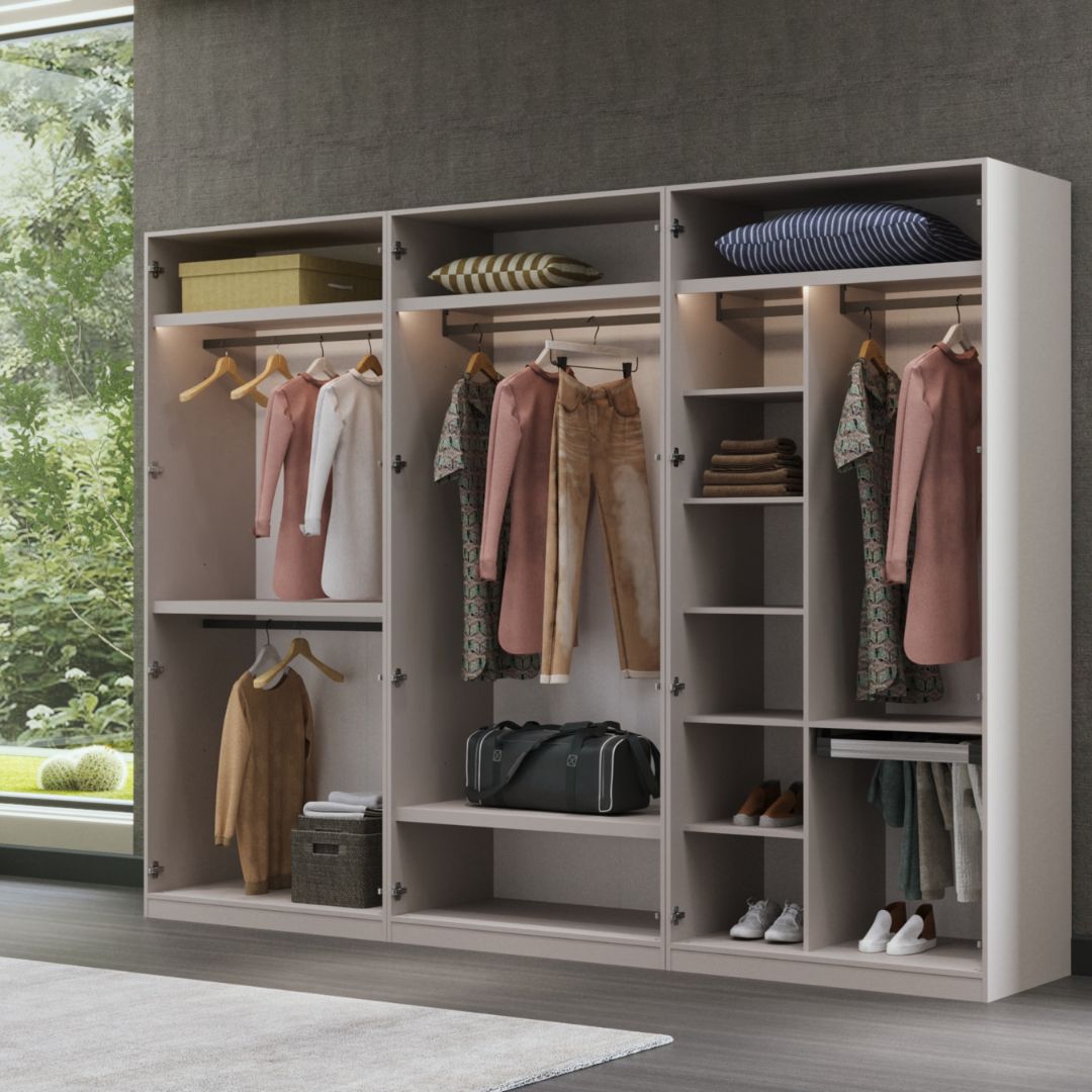 Модулен гардероб разнообразие от модули 