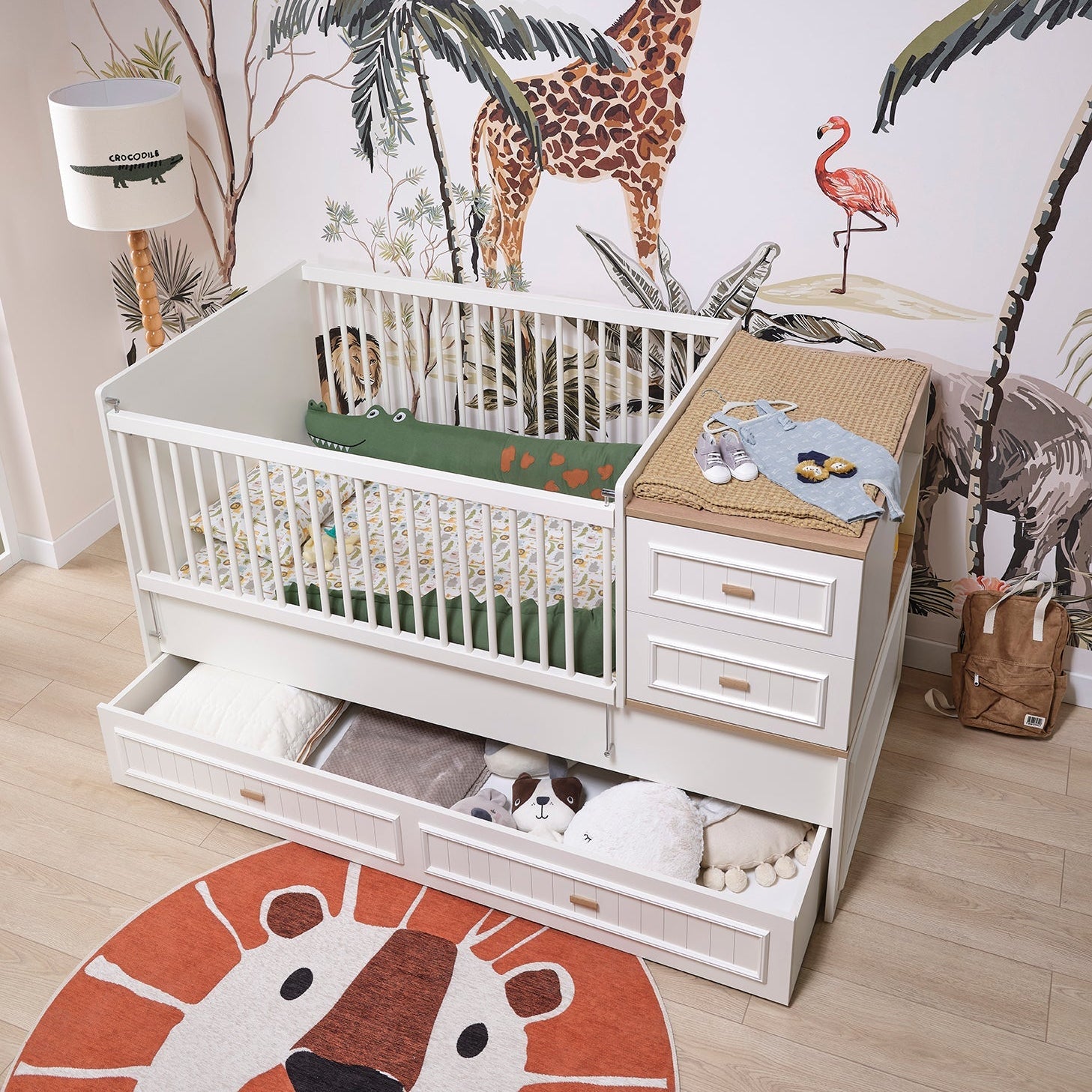 Чекмедже за легло Monte Baby – отворена позиция