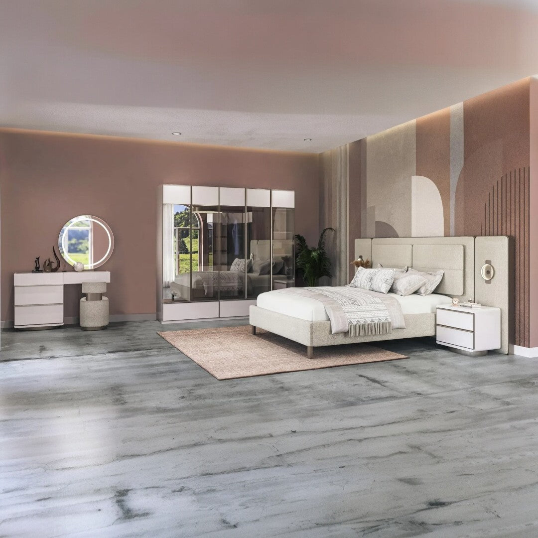 Тоалетката с огледало Pamukkale - Modern Furniture