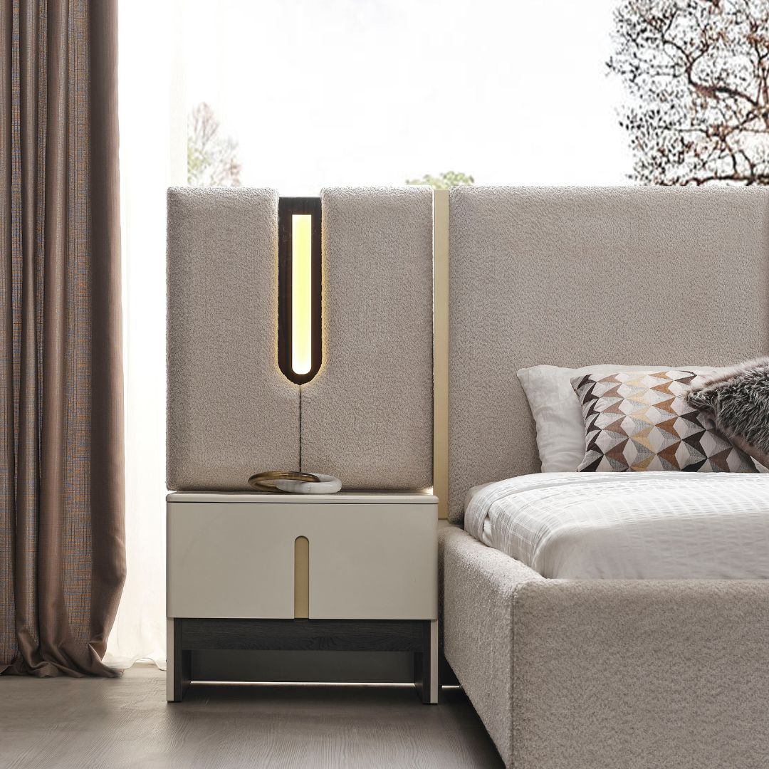 Нощно шкафче с борд Pedro (2 бр.)