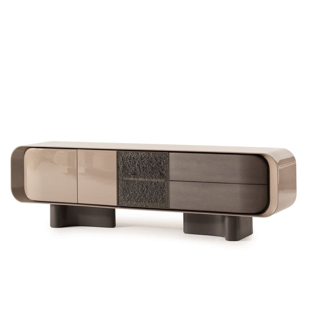 Бюфет Metropol – фронтален изглед с изчистени фасади и широк плот.