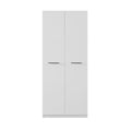 Двукрилна врата за гардероб PLUS  - бял - Modern Furniture