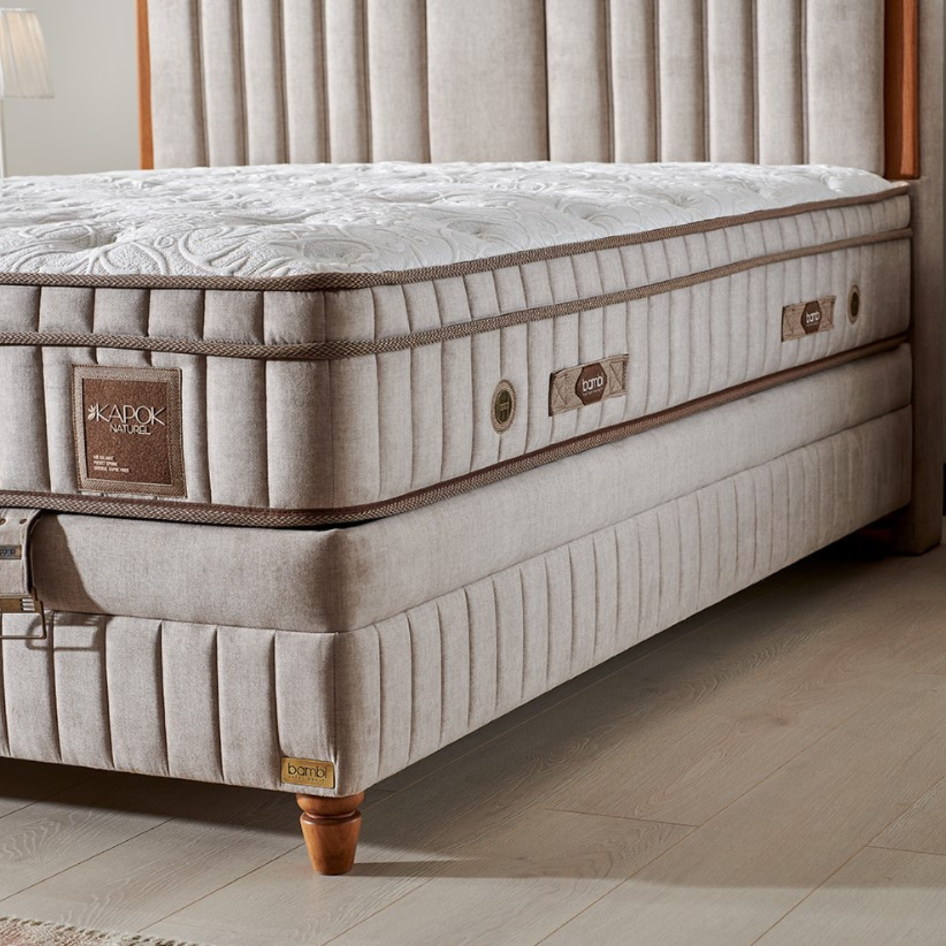 Сет база с ракла и табла + матрак  Kapok Naturel - Modern Furniture