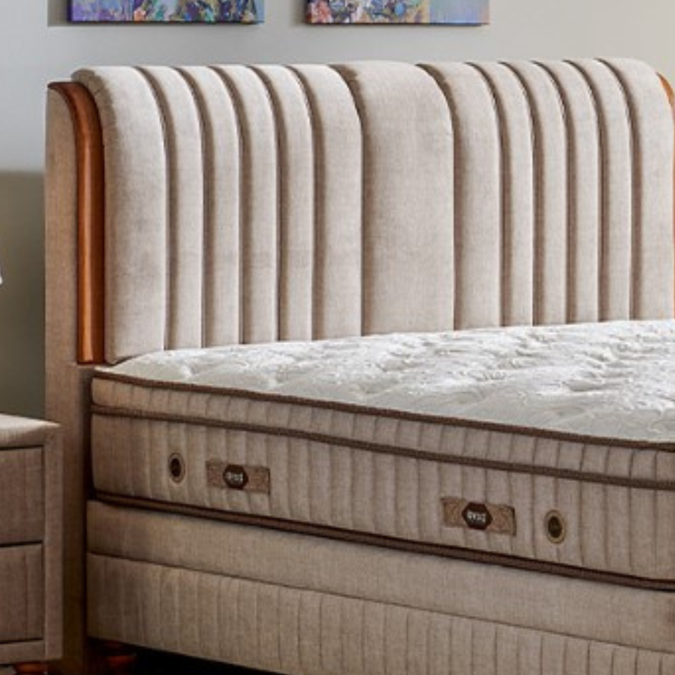 Сет база с ракла и табла + матрак  Kapok Naturel 160/200 и 180/200 - Modern Furniture