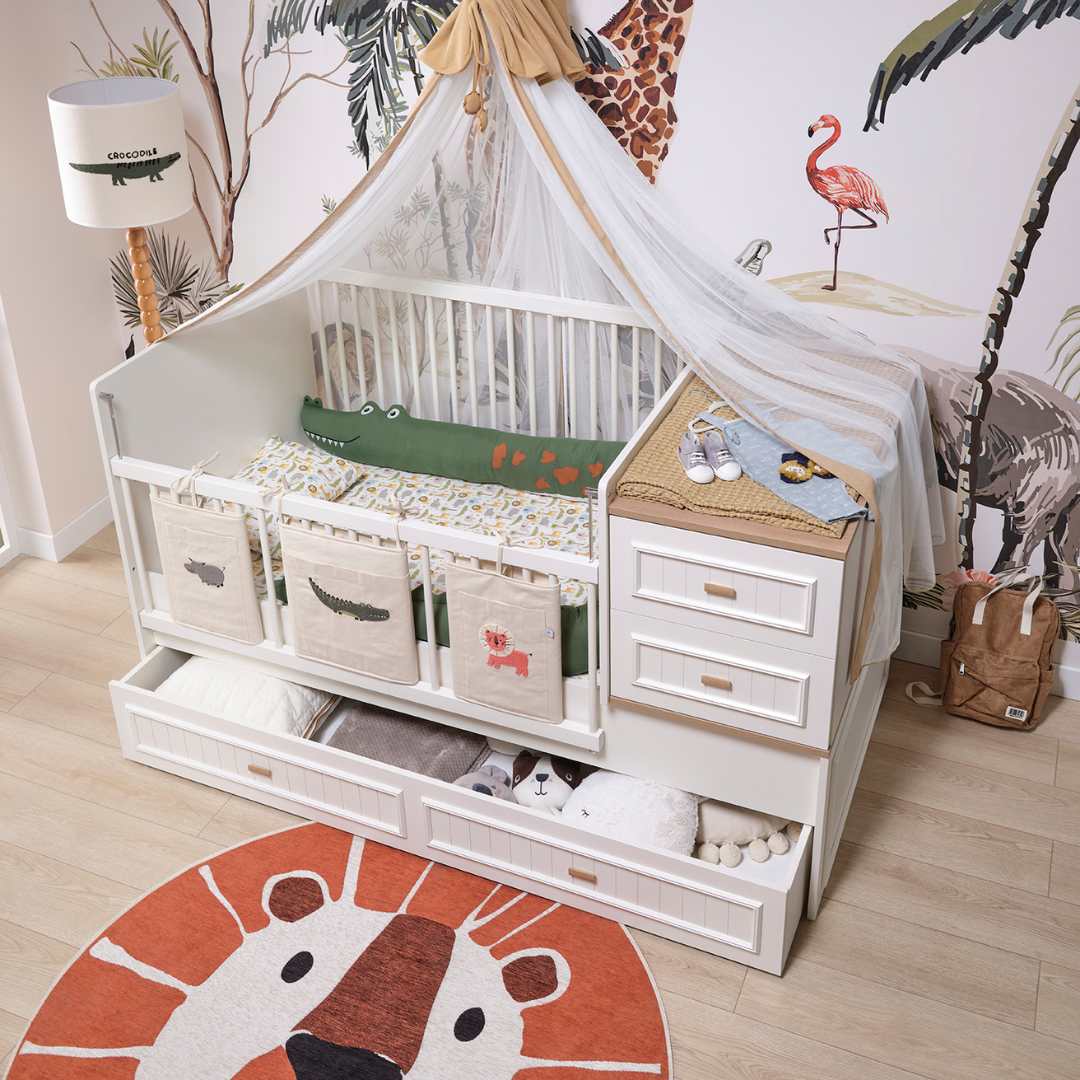 Трансформираща бебешка кошара Monte Baby (80x180см) - Almila-Sofia