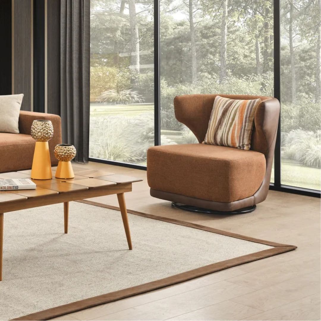 Фотьойл от серията Oslo – мек дизайн и стилен силует